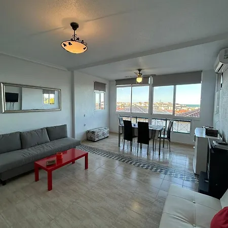 With Ocean View And Pool In La Mata *